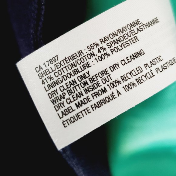 GAP Blazer Academy Preppy Classic Navy 10 - Picture 8 of 12